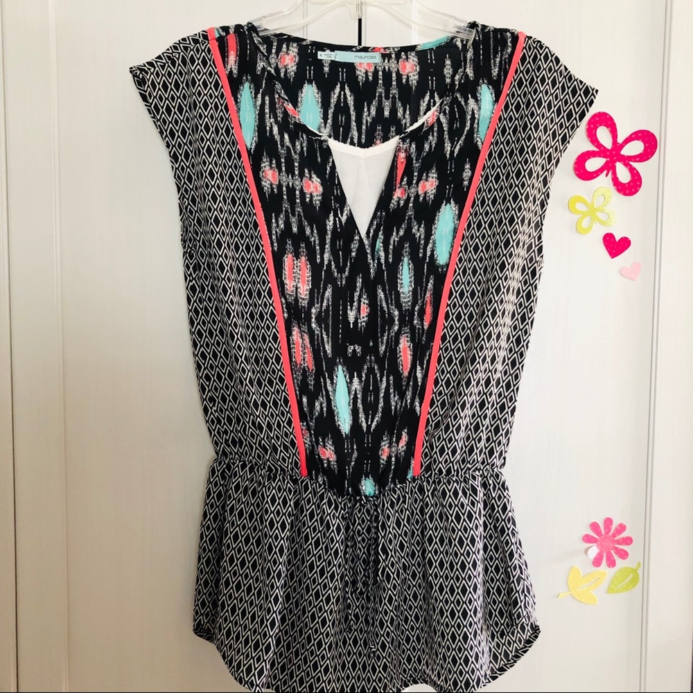Maurices cinch waist tunic top